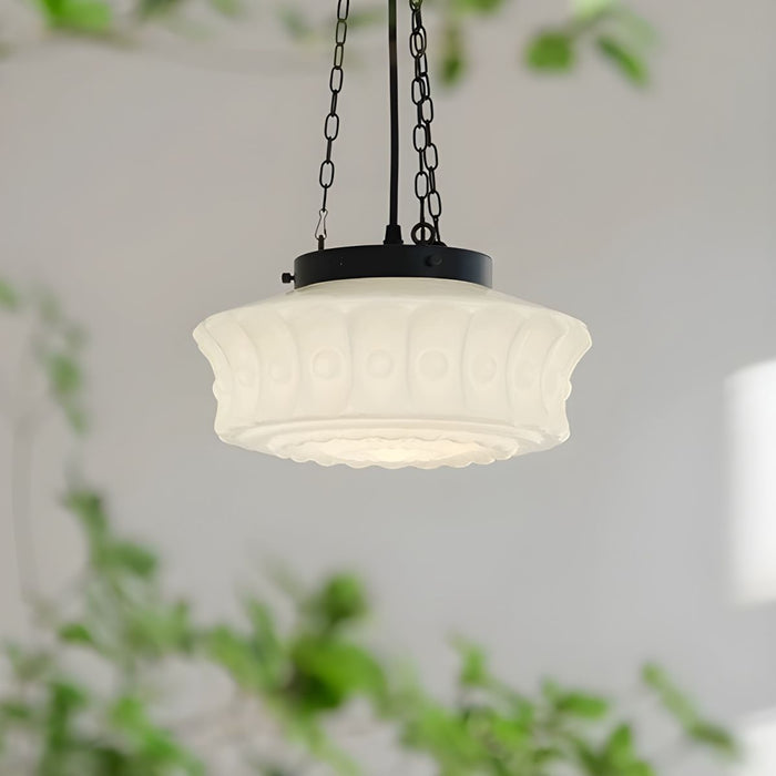 Classic Antique Glass Dome Lamp