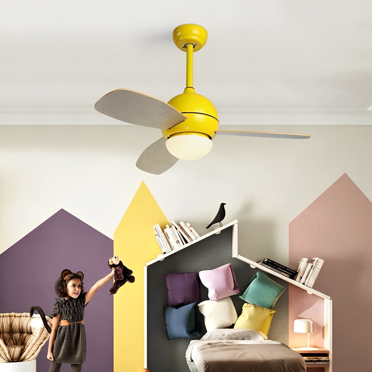 Sleek Modern LED Ceiling Fan with Remote Control