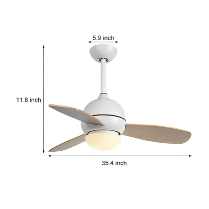 Sleek Modern LED Ceiling Fan with Remote Control
