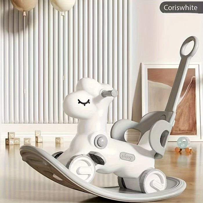 2-in-1 Baby-Schaukelpferd-Laufrad – Sicherer Fahrspaß