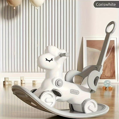 2-in-1 Baby-Schaukelpferd-Laufrad – Sicherer Fahrspaß