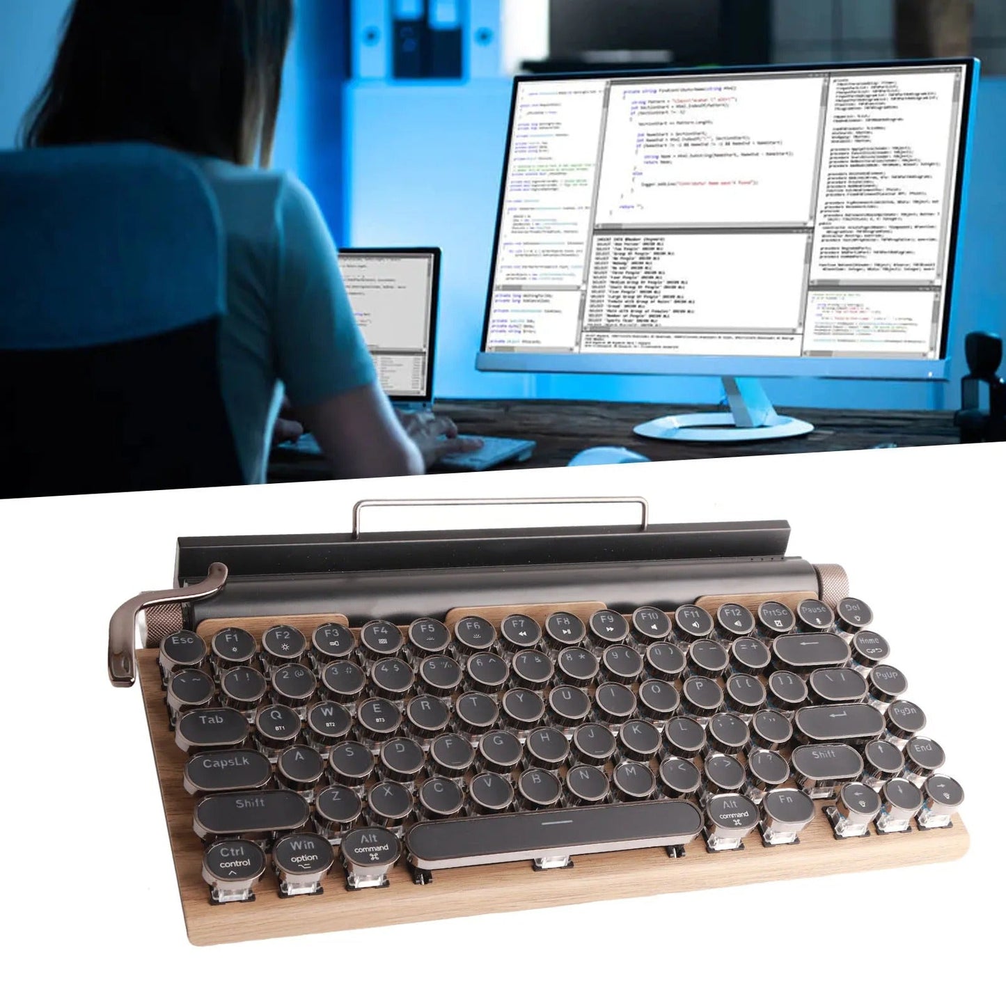 Retro Style Computer Keyboard