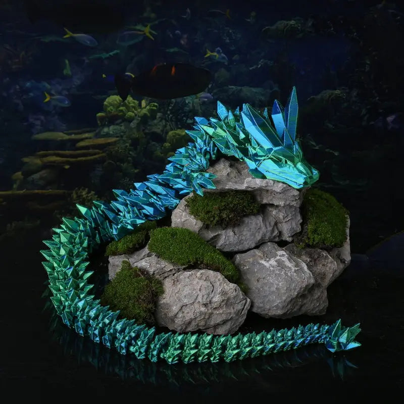 Lustige 3D-Drachenfigur