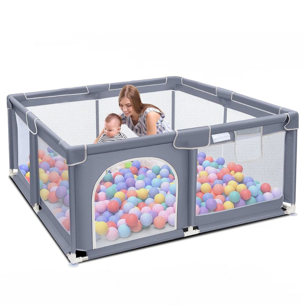 Spacious Foldable Baby Play Yard Pen - Halri