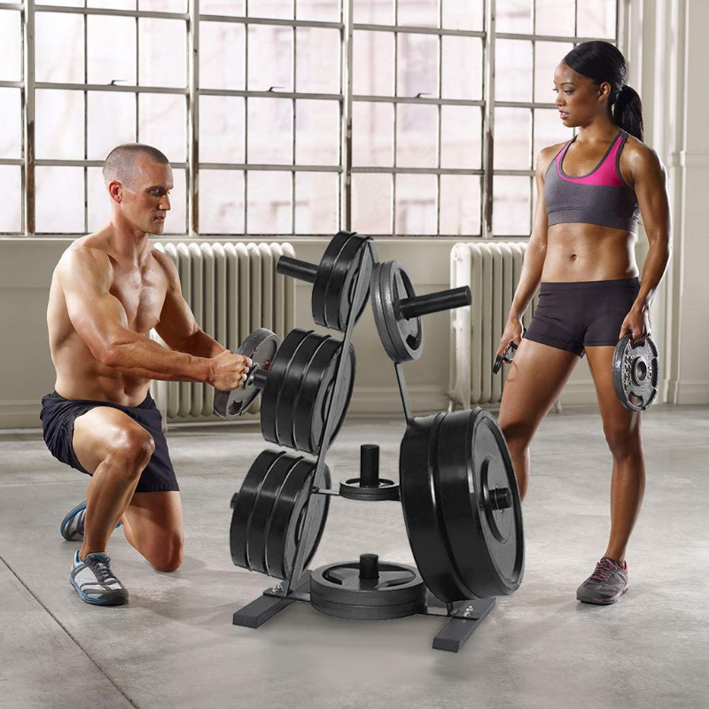 Durable Weight Plate Holder Rack Organizer