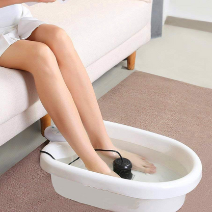 Relaxing Foot Spa Massager with Bubbles and Heat