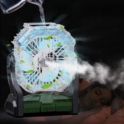 Mini Outdoor Personal Misting Fan Spray Cooler - Halri