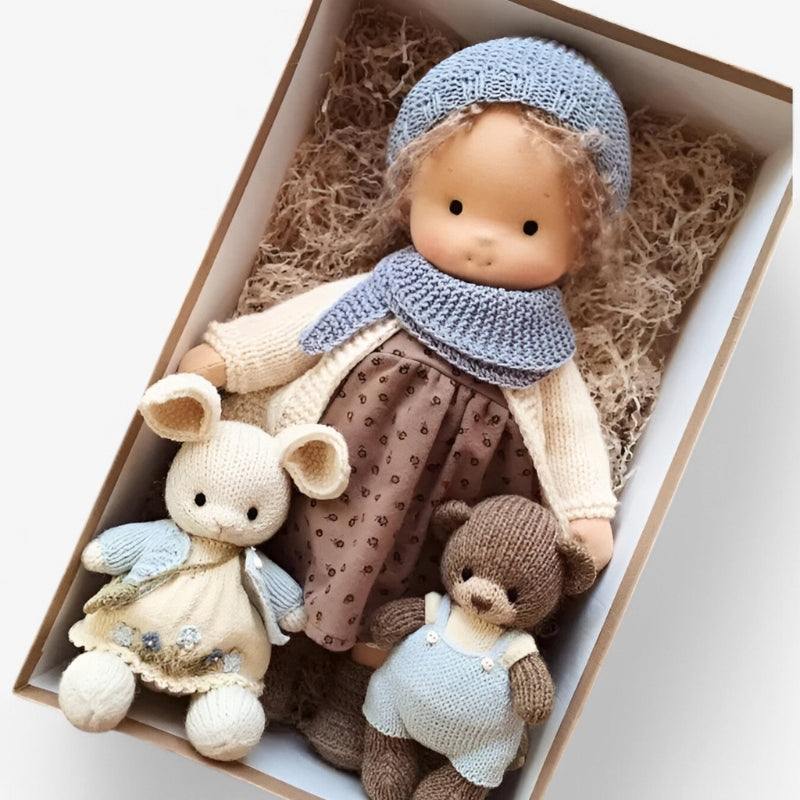 Artistic Wooden Doll for Creative Kids Play