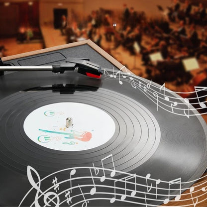 Wireless Vinyl Record Player with Built-In Speakers