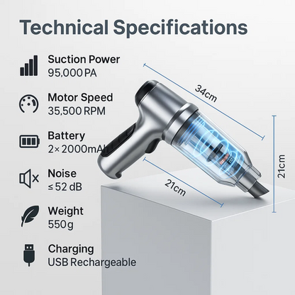 Portable Auto Vacuum Cleaner