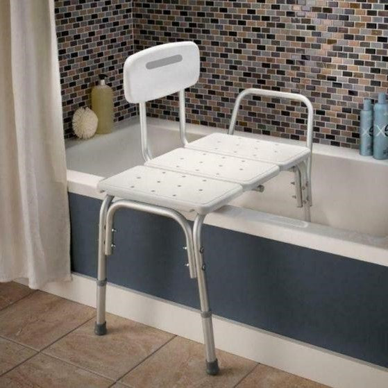 Sturdy Extra Wide Shower Transfer Bench - Halri