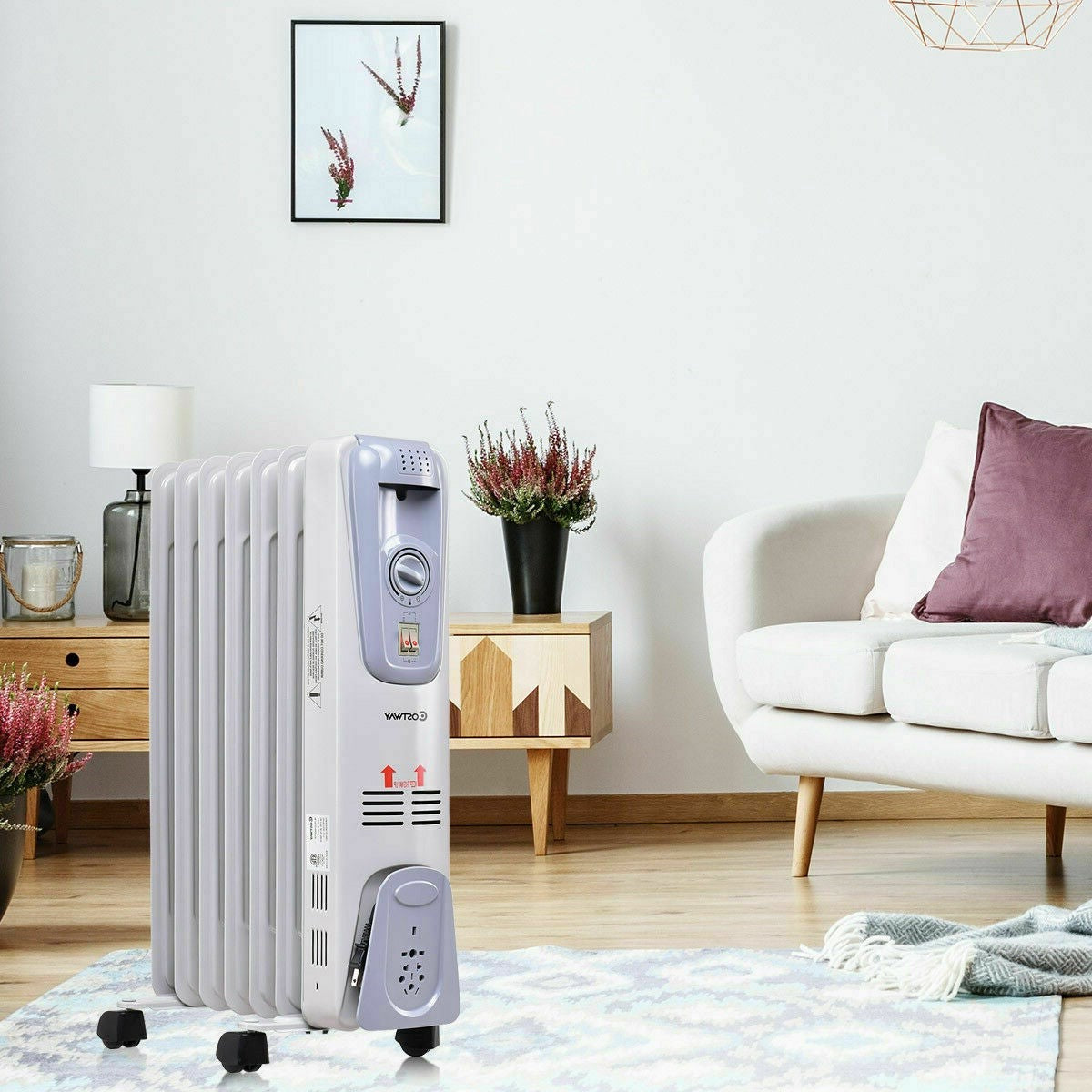 Efficient Electric Portable Space Heater 1500W