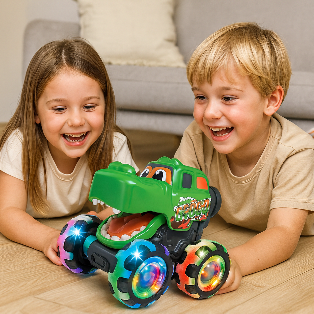 Leuchtende ferngesteuerte Monstertruck-Spielzeuge