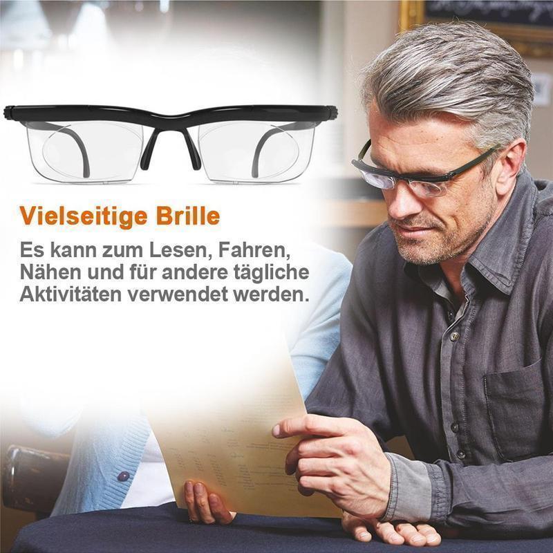 Rezeptfreie, verstellbare Lesebrille 