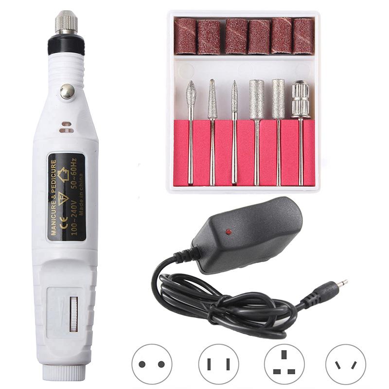 Compact Nail Drill Electric Manicure Kit