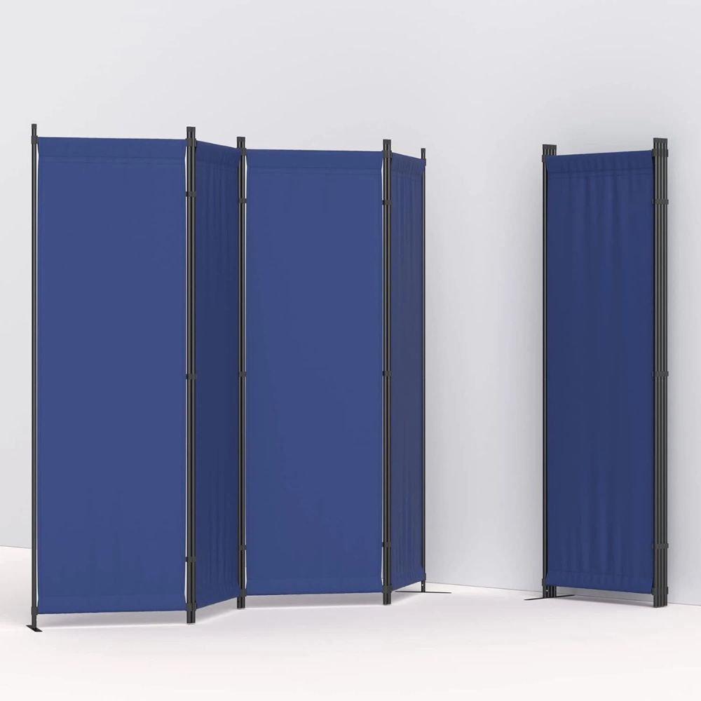 Portable 4-Panel Room Divider Screen for Home Office