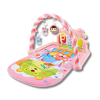 Weiche Babyspielmatte mit Klaviertasten und Spielzeug