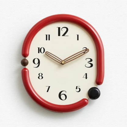 Elegante große Wanduhr