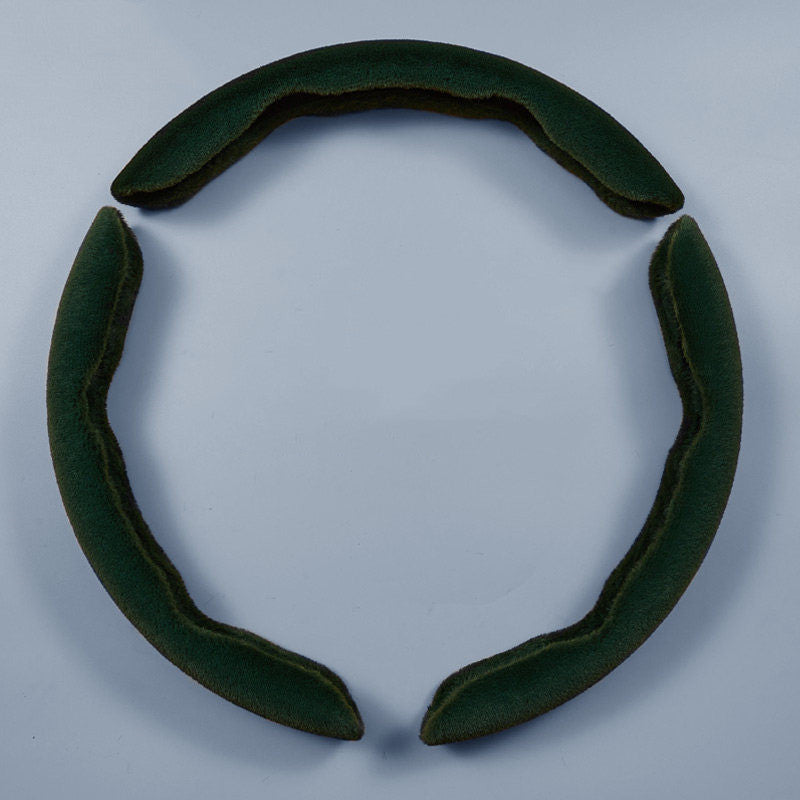 Warmer, flauschiger, rutschfester Lenkradbezug