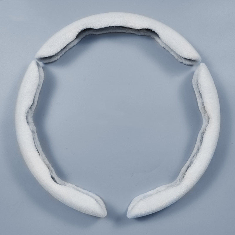 Warmer, flauschiger, rutschfester Lenkradbezug