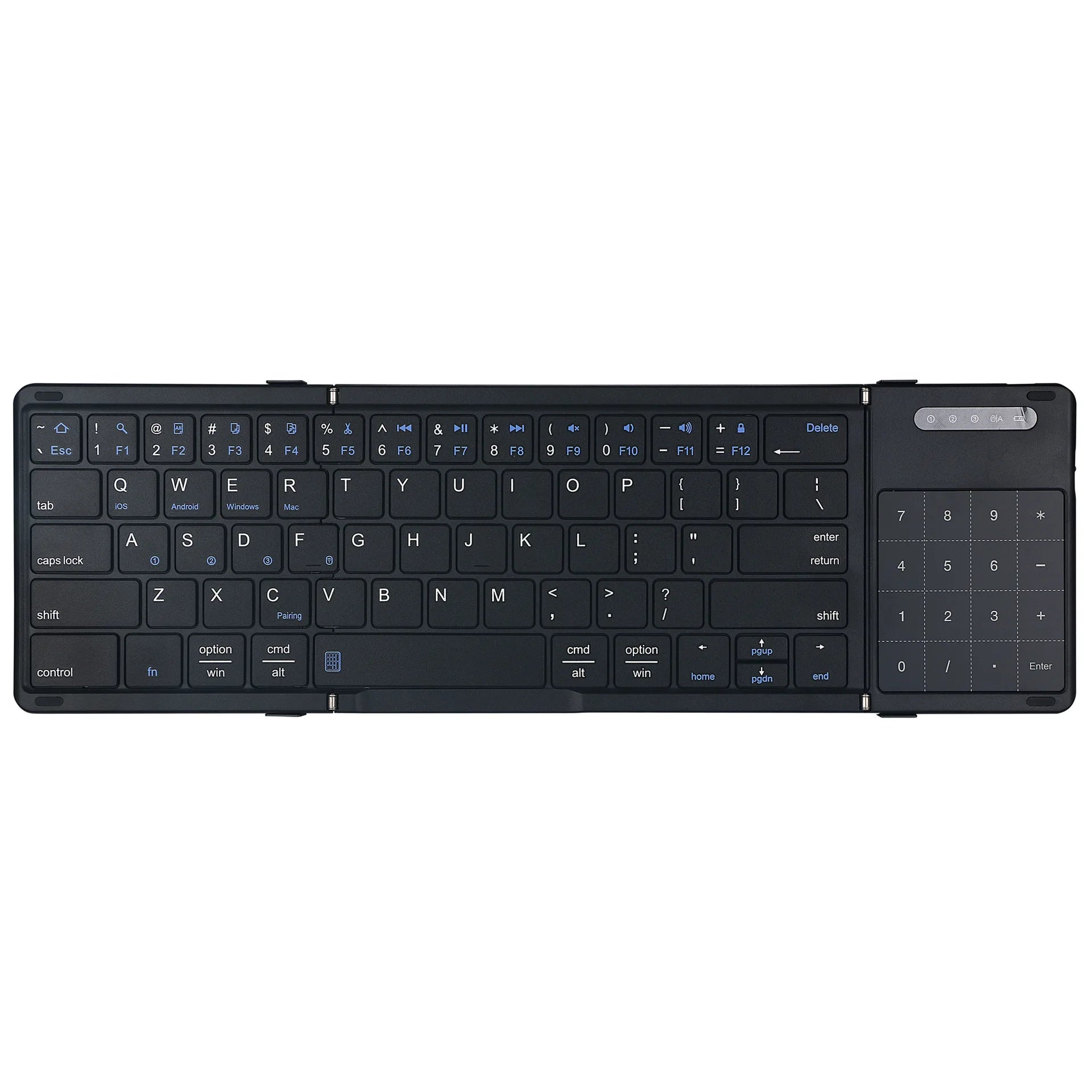 Compact Foldable Wireless Bluetooth Keyboard - Halri