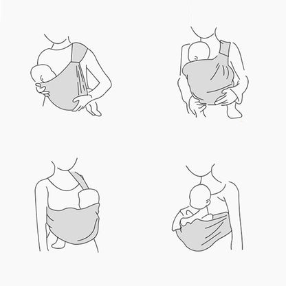 Comfortable Soft Baby Sling Carrier for Newborns
