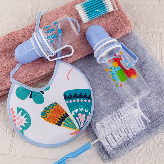 Baby Feeding Essentials Kit with Bottles & Accessories - Halri