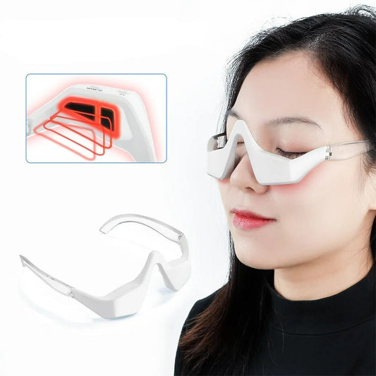 Advanced Eye Massager with Red Light for Wrinkle Reduction - Halri