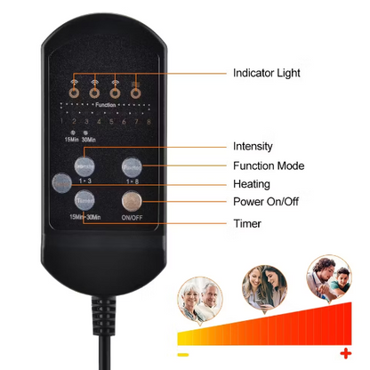 Heated Massage Cushion Pad