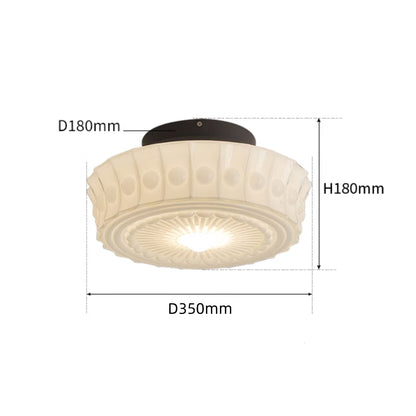 Classic Antique Glass Dome Lamp
