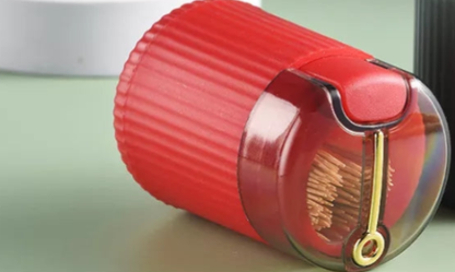 Moderner Zahnstocherbehälter aus Holz