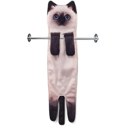 Niedliches Katzen-Strandtuch