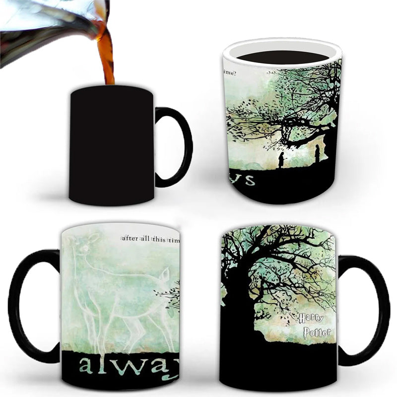 Kaffeetasse mit magischem Farbwechsel