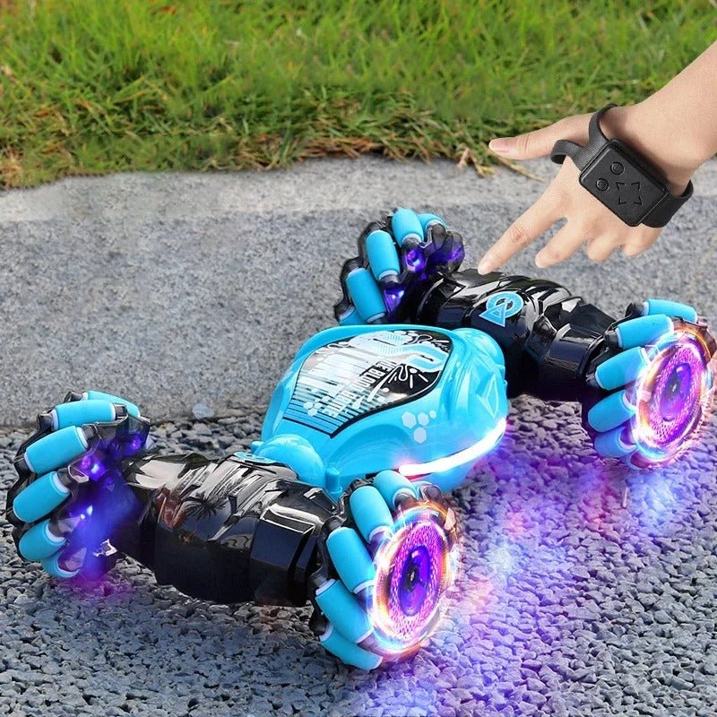 Rugged RC Offroad Drift Car with LED Lights & Water Spray - Halri