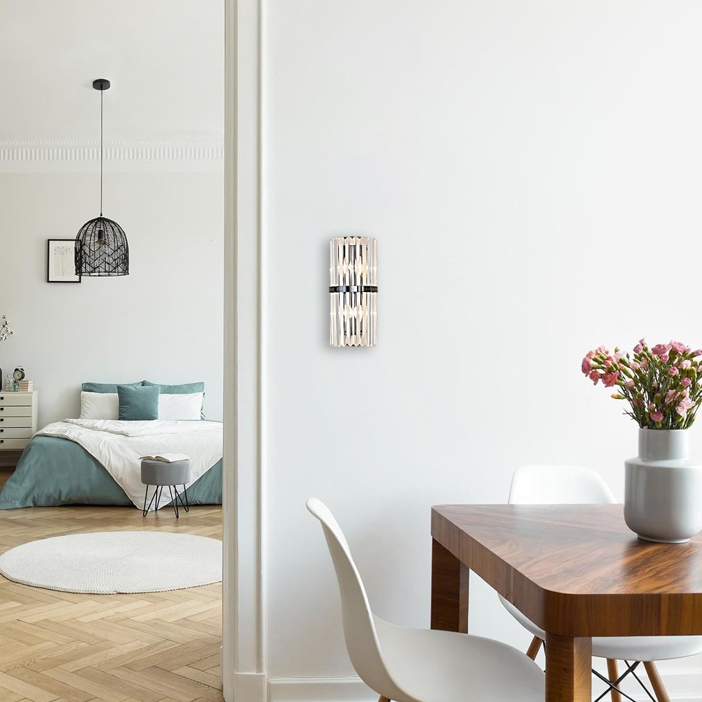 Modern Chic Stainless Steel Luxurious Wall Light