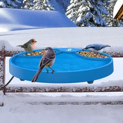 Warm Outdoor Solar Bird Bath for Garden Patio