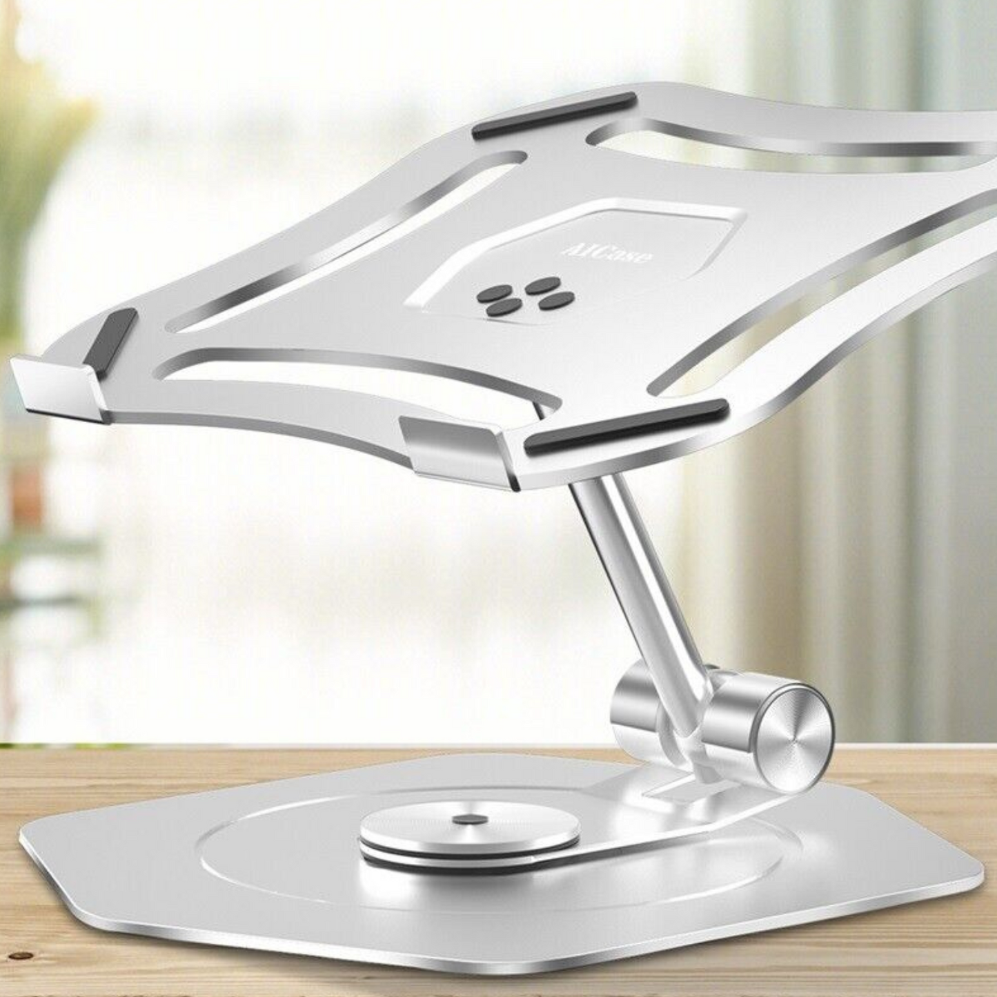 Adjustable Height Laptop Stand with 360 Rotation