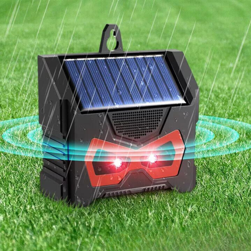 Outdoor Solar Pest Repeller Motion Activated Deterrent