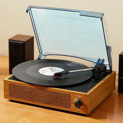 Wireless Vinyl Record Player with Built-In Speakers - Halri