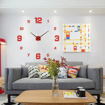 Quiet Modern Wall Clock Analog Home Decoration