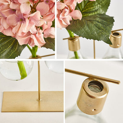 Decorative Glass Plant Vase Lamp