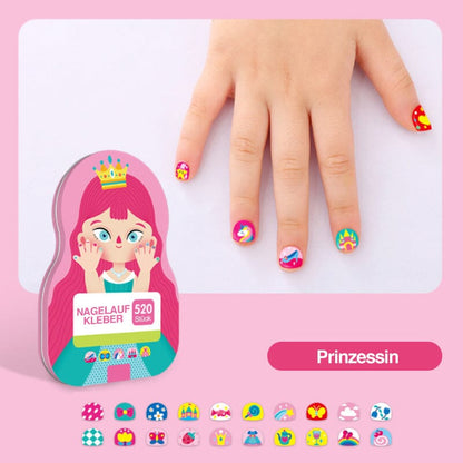 Lustiges Nagelkunst-Aufkleber-Set für Kinder