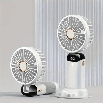 Tragbarer, kompakter, wiederaufladbarer Handventilator