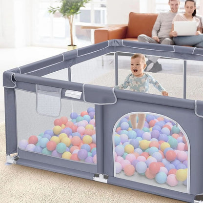 Spacious Foldable Baby Play Yard Pen