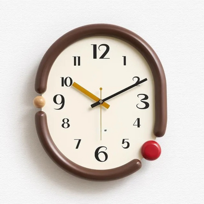 Elegante große Wanduhr