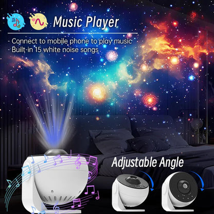 Wireless Star Projector with Built-in Bluetooth Speaker