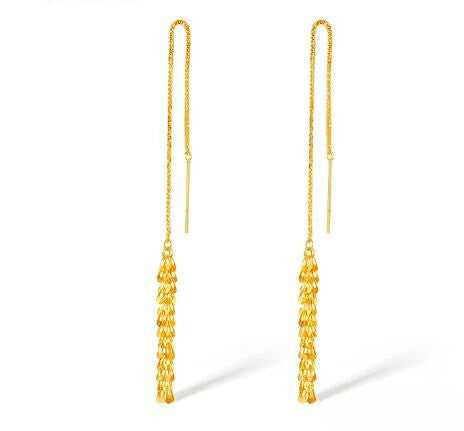 Beautiful Gemstone Drop Bead Earrings - Halri