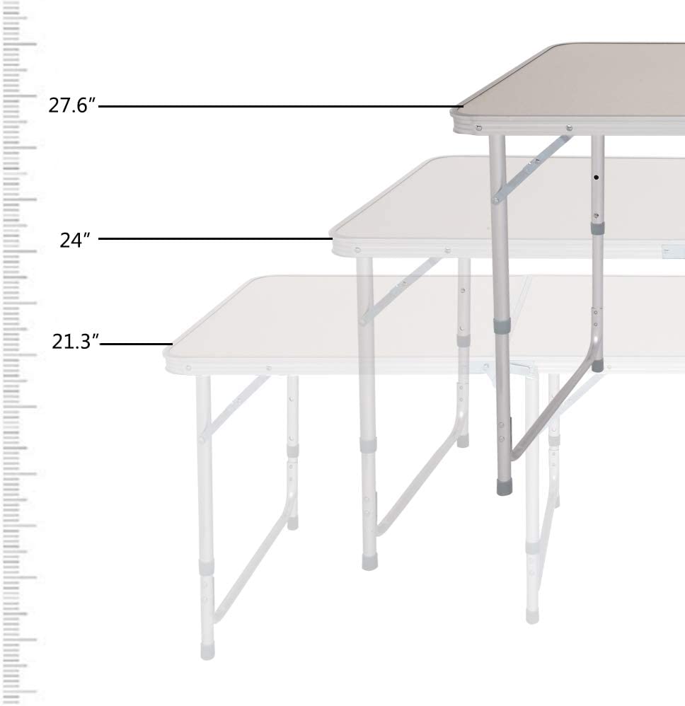 Compact Lightweight Folding Table for Home and Patio