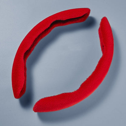 Warmer, flauschiger, rutschfester Lenkradbezug