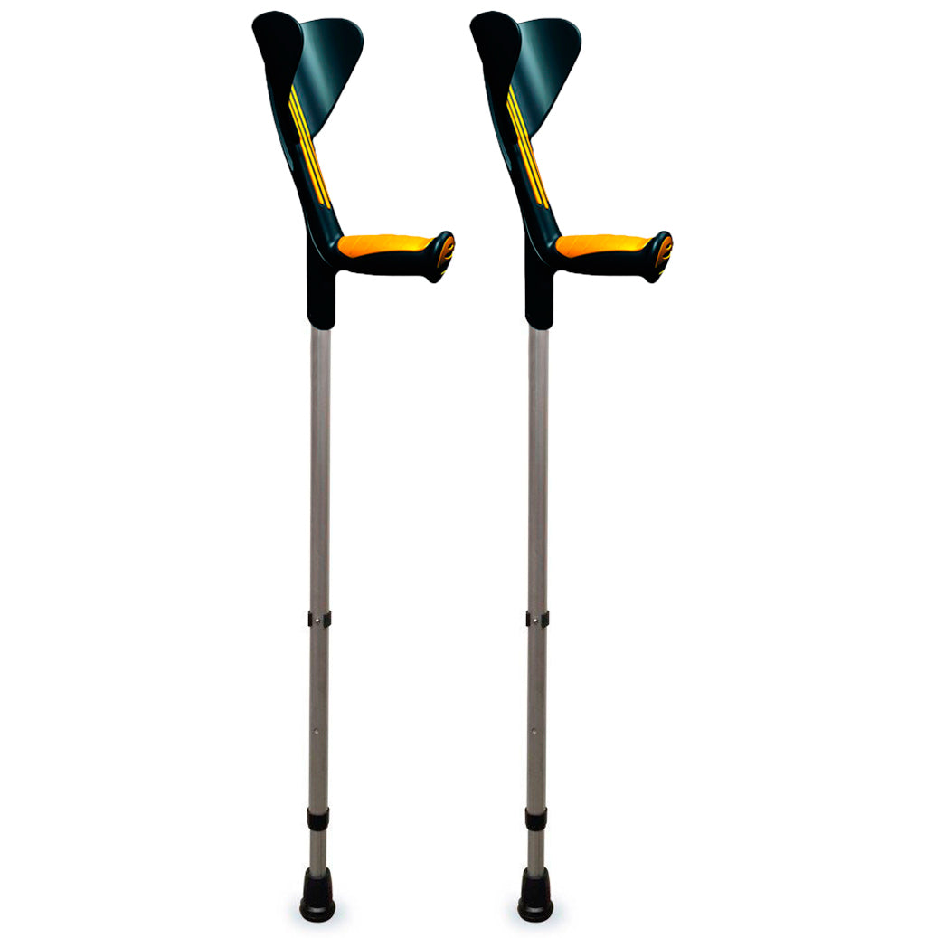 Comfortable Height Adjustable Walking Crutches for Adults
